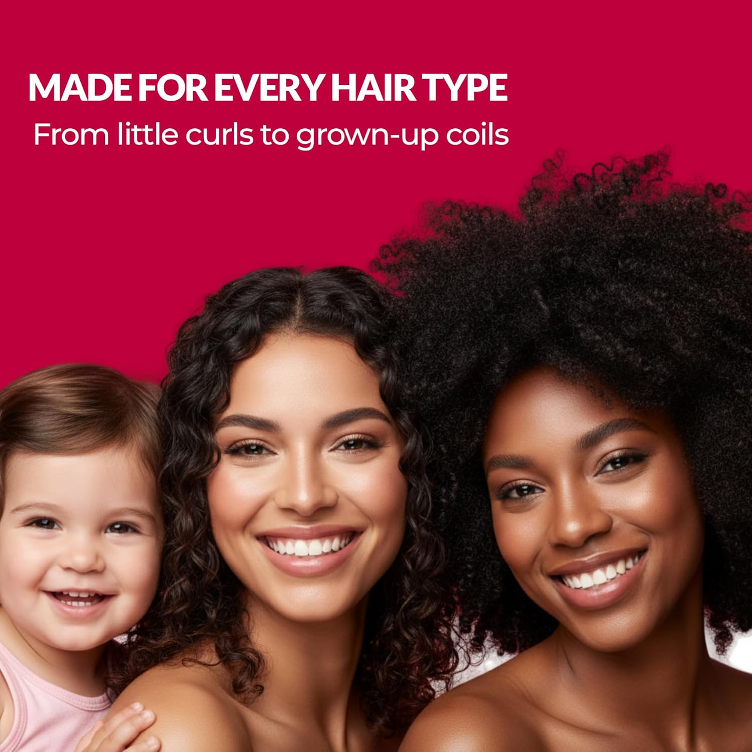 Love Ur Curls Detangling Hairbrush for Curly, Wavy & Coily Hair – Glide-Through Brush for Tangled Hair – Reduces Breakage & Pulling – Wet or Dry Styling – Curl Defining Hair Brush
